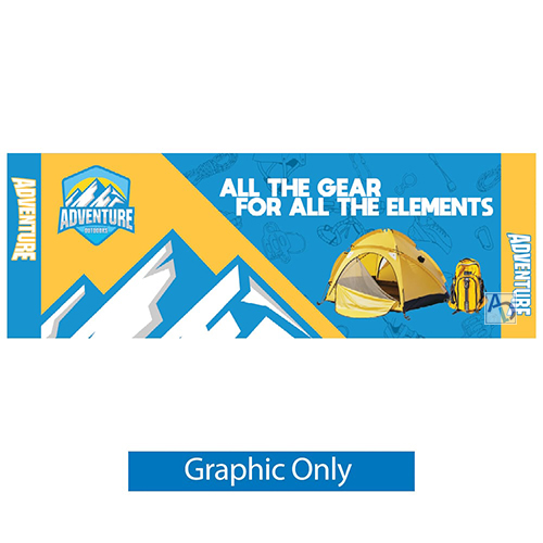 20ft x 10ft Single-Sided Wallbox Fabric Display