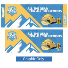 20ft x 10ft Double-Sided Wallbox Fabric Display (Graphic Only)