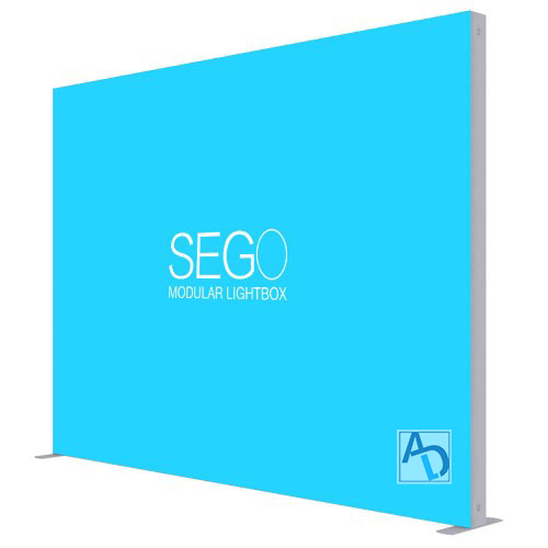 9.8 x 7.4ft. SEGO Modular Lightbox Display Double-Sided (Graphic Package)