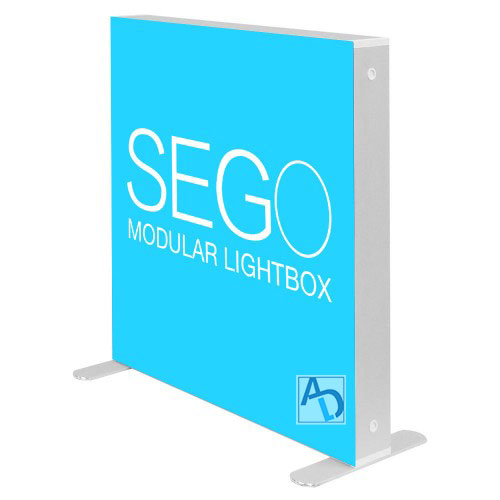 3.3 x 3.3ft. SEGO Modular Lightbox Display Double-Sided (Graphic Package)