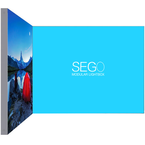 SEGO  Modular Lightbox Display Configuration B - Double Sided (Graphic Package)