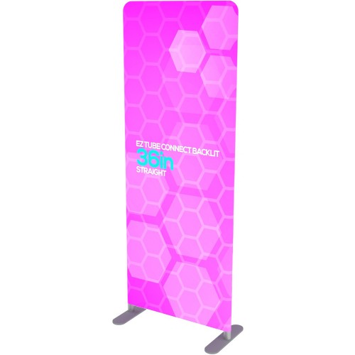 3ft. EZ Tube® Connect Straight Top Backlit Single-Sided 