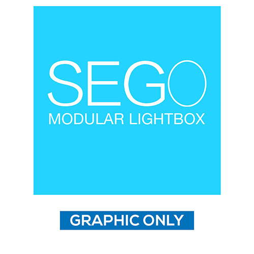 3.3 x 3.3ft. SEGO Modular Lightbox Display Single-Sided (Graphic Only)