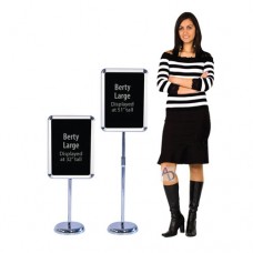 Sign Holder Graphic Pedestal Snap Frame Display Stand 12x16