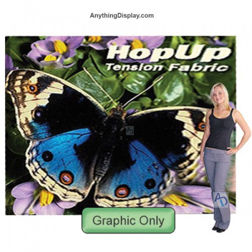 Stretch Fabric Graphic 10ft w x 7ft h Straight Hop Up Graphics