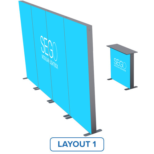 SEGO Modular Lightbox Display Configuration K  (Graphic Package)