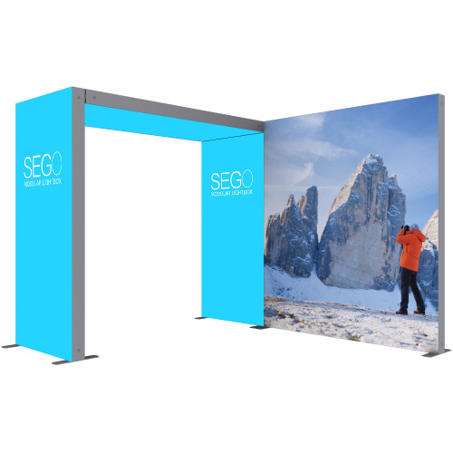 SEGO Modular Lightbox Display Configuration C Double-Sided (Graphic Package)