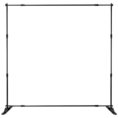 10 foot x 8 foot Adjustable Slider Backwall Banner Frame Resizable 