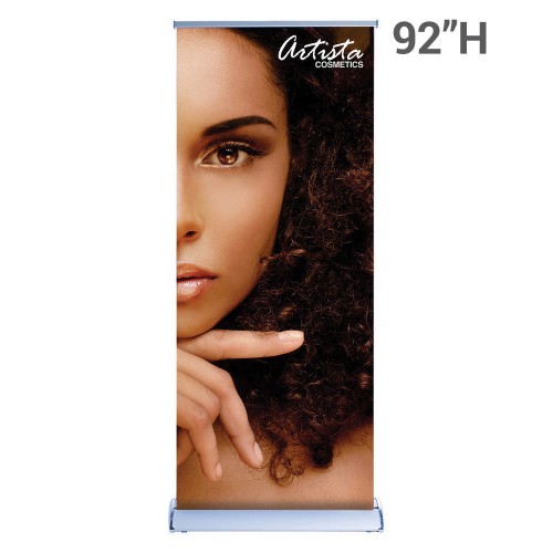 Retractable Banner Stand Silverwing 35in Double Sided Marketing Display