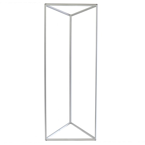 3 x 8 ft. Big Sky Triangle Tower Silver Frame (Graphic Package)
