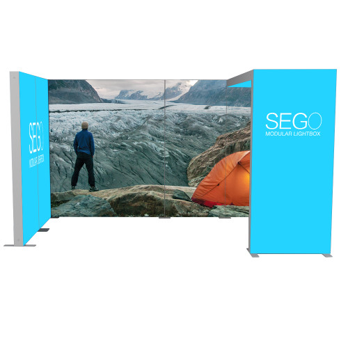 SEGO Modular Lightbox Display Configuration G Double-Sided (Graphic Package)