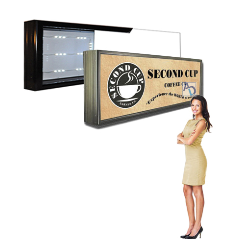 24 x 48 Economy Aluminum Hinged LED Lightbox | Anything Display