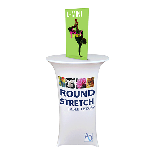 L-Mini 1ft x 2ft Spring Back Banner Stand | Anything Display