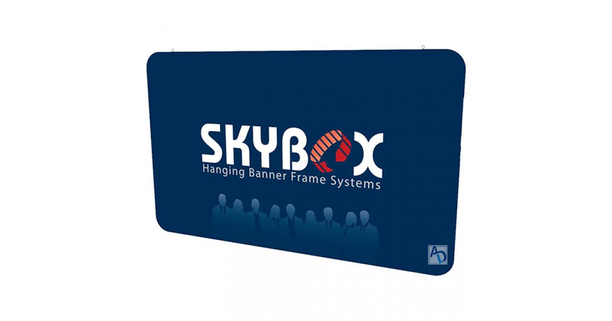 10ft x 6ft Skybox Flat Panel Hanging Banner - Graphic Package ...