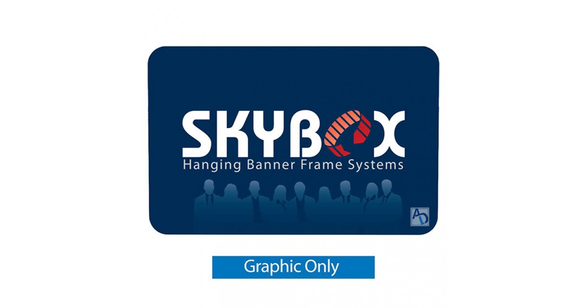 10ft x 5ft Skybox Flat Panel Hanging Banner - Graphic Only | Anything ...