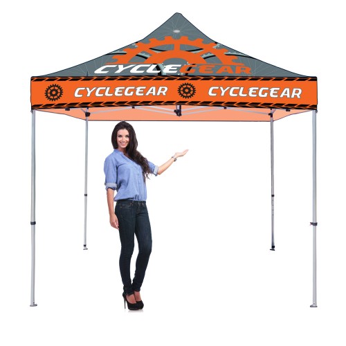 One Choice Pop Up Canopy Tent 20ft x10ft Aluminum - Dye Sub Graphic Package