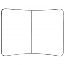 Curved EZ Tube Table Top Trade Show Booth 6ft Display - Frame Only