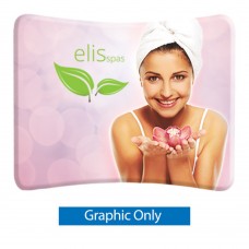 Stretch Fabric Graphic for the 6ft Curved EZ Tube Table Top Display