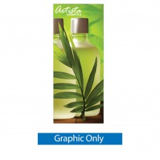 Custom Graphic for Retractable Banner Stand 24 x 80 Econo Roll Display