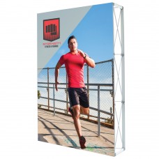 Lumiere Popup Booth Display 5' wide x 8' SEG Fabric Graphic 