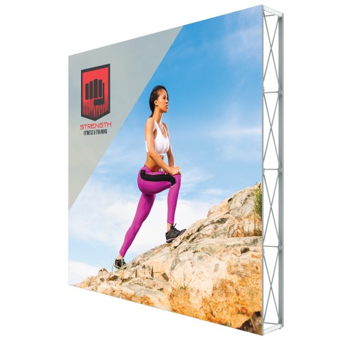 Lumiere Popup Display Backdrop 10ft x 10ft Single-Sided SEG Graphic Package