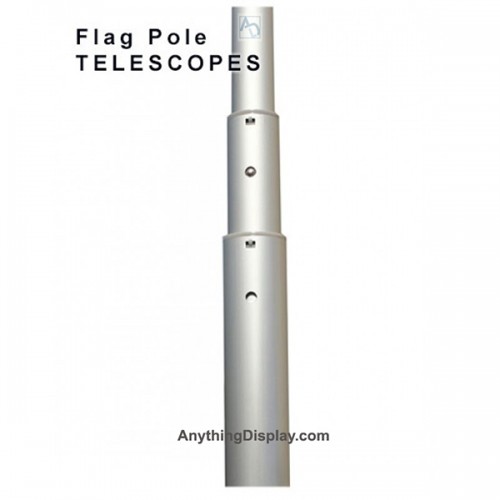 13 ft Flagpole Mondo Telescopic Stand and Base Only