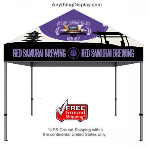 Custom Printed Canopy for One Choice Pop Up Canopy Tent 10ft x 10ft