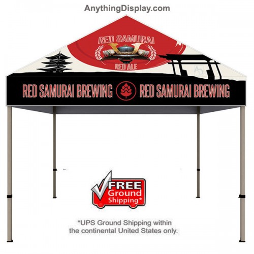 One Choice Canopy Tent 10ft x 10ft  Aluminum - Dye Sub Graphic Package