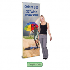 Custom Printed Banner for Orient 800 Double Sided Display