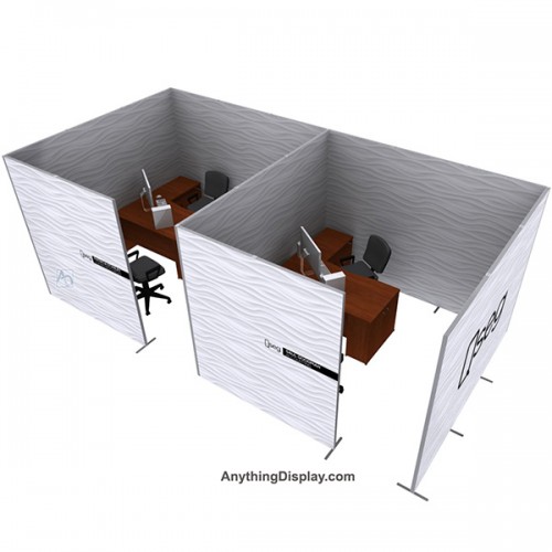 QSEG Wall Partitions - Quad Office Room Package 