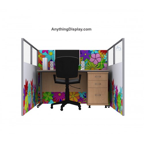 QSEG Wall Partitions - Quad Office Room Package 