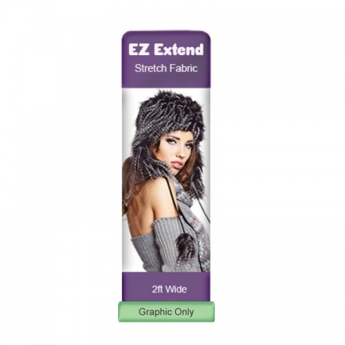 2 x 7.5 or 8.5 ft. EZ Extend® with Fabric (Graphic Package)