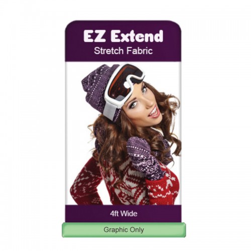 4 x 7.5 or 8.5 ft. EZ Extend® with Fabric (Graphic Package)