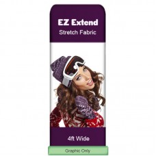 4 x 11.5 ft. EZ Extend® Single-Sided with White Back Fabric (Graphic Only)