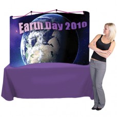 Trade Show Tabletop Popup Display Coyote 8ft wide x 5h with Graphic