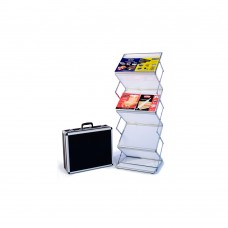 Literature Rack Stand EZ Frost Double Wide 