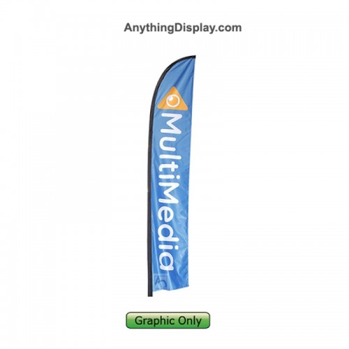 Custom Feather Flags 10'x2.5' - Unlimited Colors - No Set up Fees!