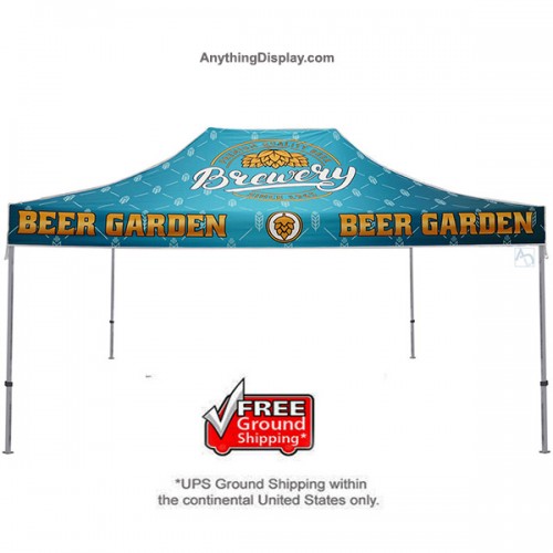 One Choice Pop Up Canopy Tent 20ft x10ft Aluminum - Dye Sub Graphic Package