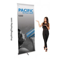 40 inch w Pacific 1000 Retractable Standup Display