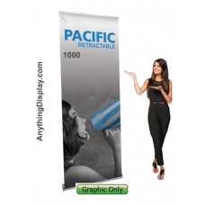 Custom Printed Banner for Pacific 1000 Retractable Display 40" 