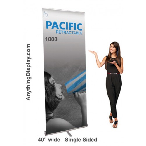 Custom Printed Banner for Pacific 1000 Retractable Display 40" 