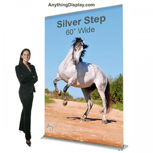 Custom Printed Banner for Silverstep Single Sided Display 5' 
