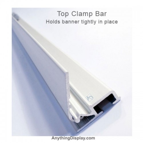 Easygraphics Gripper Bars Banner Hanger 60 - Silver