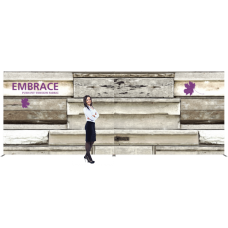 Embrace Backdrop 20'w x 7.5' with SEG Tension Fabric Graphic