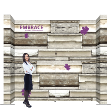 Embrace Quad SEG Popup 17'w x 15'h, Includes Printed Graphics 