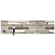 Embrace SEG Popup Backdrop for Trade Shows  30'w x 7.5'h  