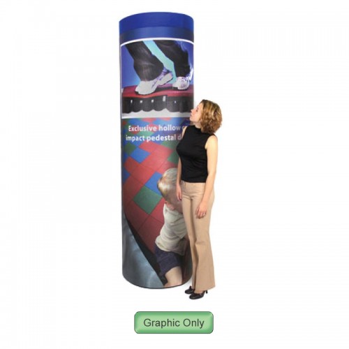 Custom Graphic for Pop Up Display Tower Coyote Pillar 2' wide