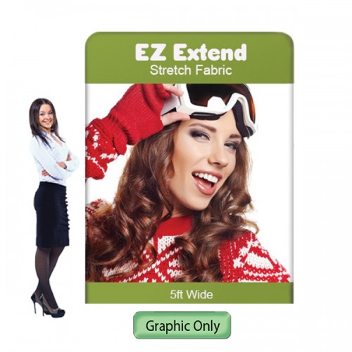5 x 7.5 or 8.5 ft. EZ Extend® with Fabric (Graphic Package)