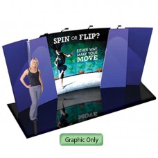 Custom Printed Graphic for Flip and Spin Display 20' Kit 4 