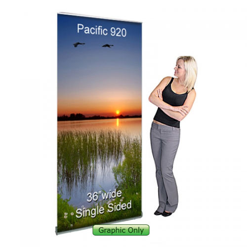36 inch Pacific 920 Pull Up Banner Stand Trade Show Display